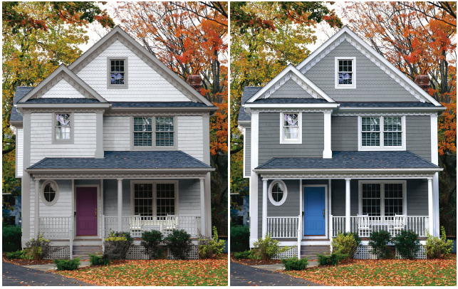 Kolory elewacji domów - mała zmiana, wielki efekt