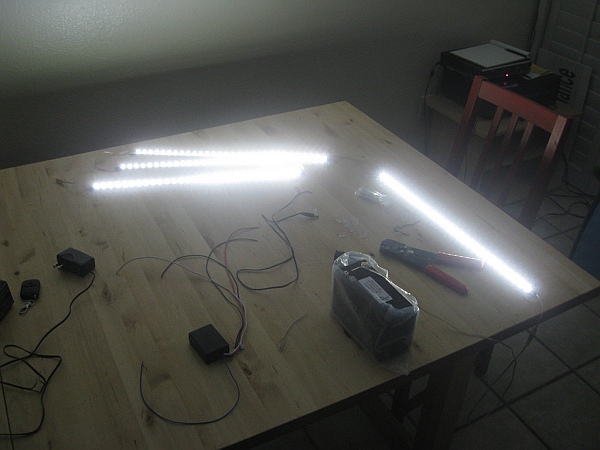 Montaż listew LED