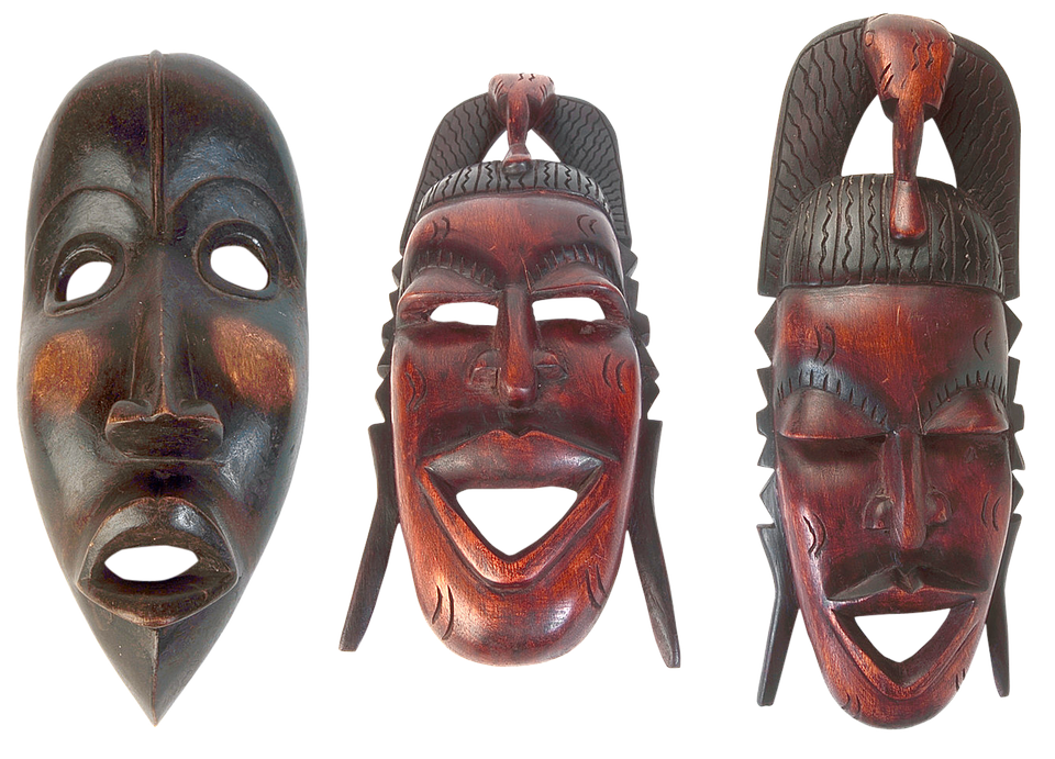 Ozdoby afrykańskie - tradycyjne maski