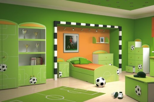Pokój piłkarski dla dziecka
